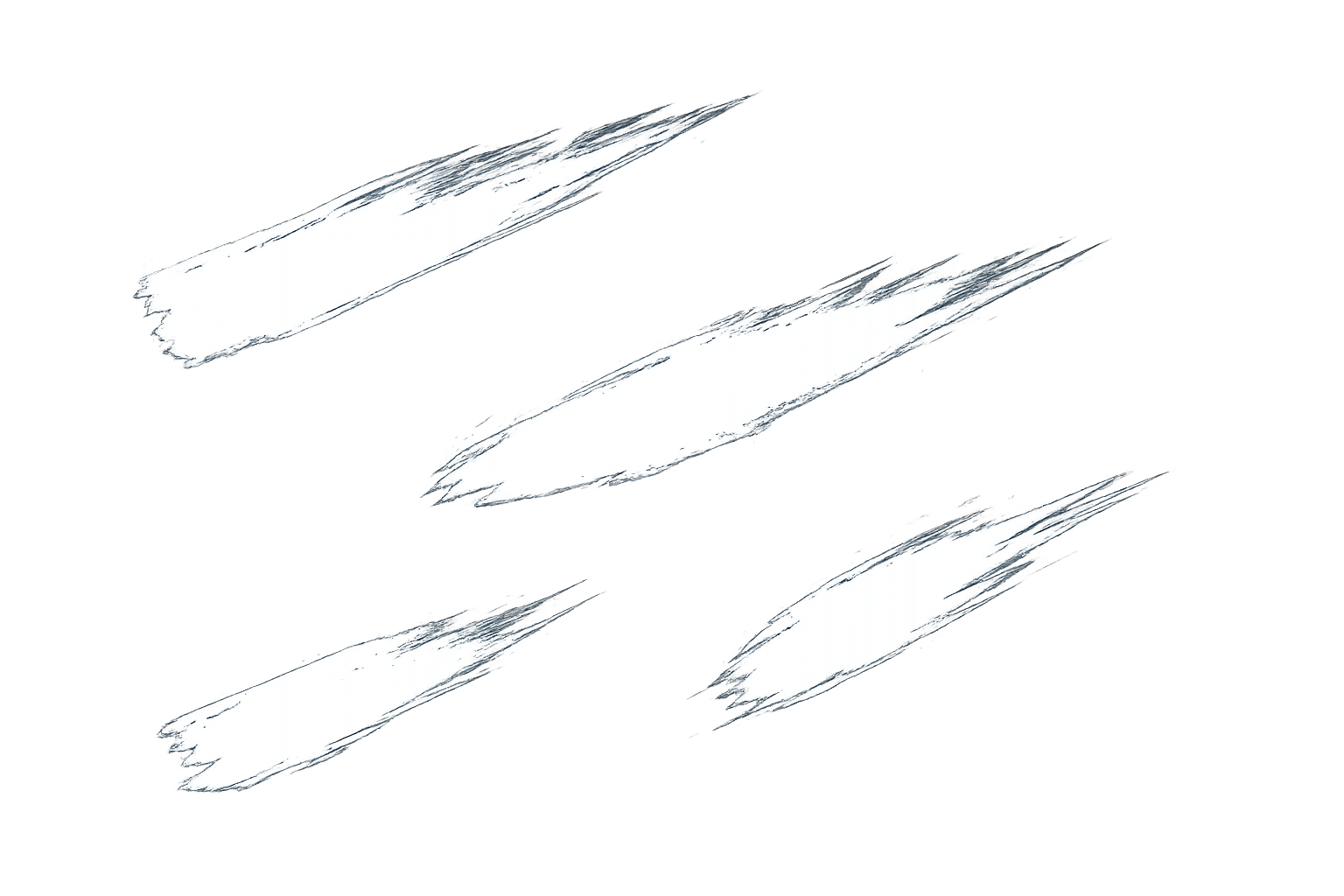 Pinceau décoratif bas gauche